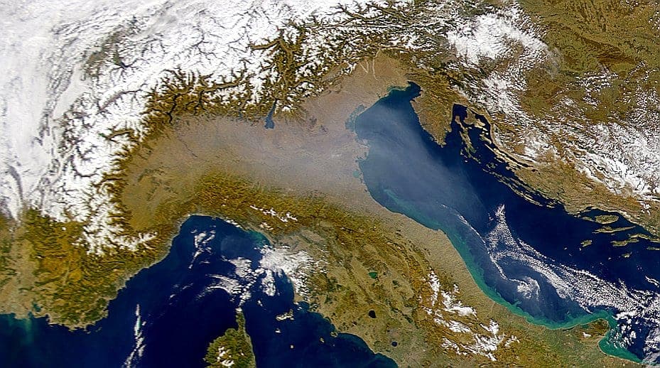 L’inquinamento padano è accelerato dal suo clima