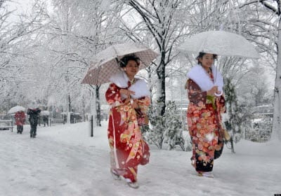 Tokyo, moderna megalopoli impreparata alla neve