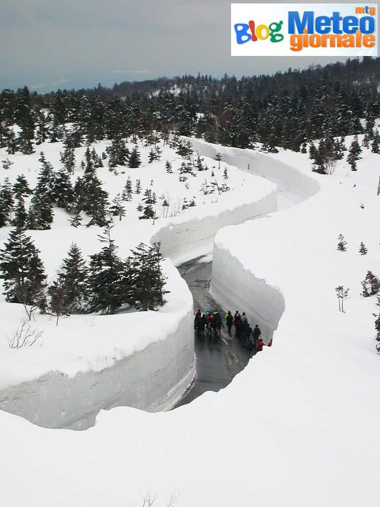 Straordinario inverno alpino si avvicina a quelli alpini giapponesi