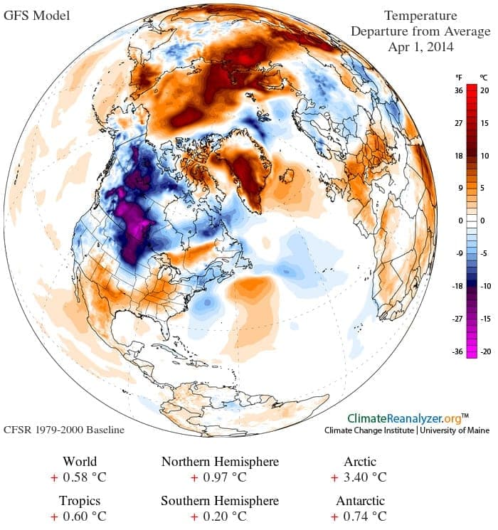 Ecco dove si è rifugiato l’Inverno