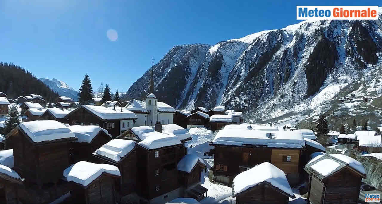 Video Meteo: imminenti forti nevicate su Italia