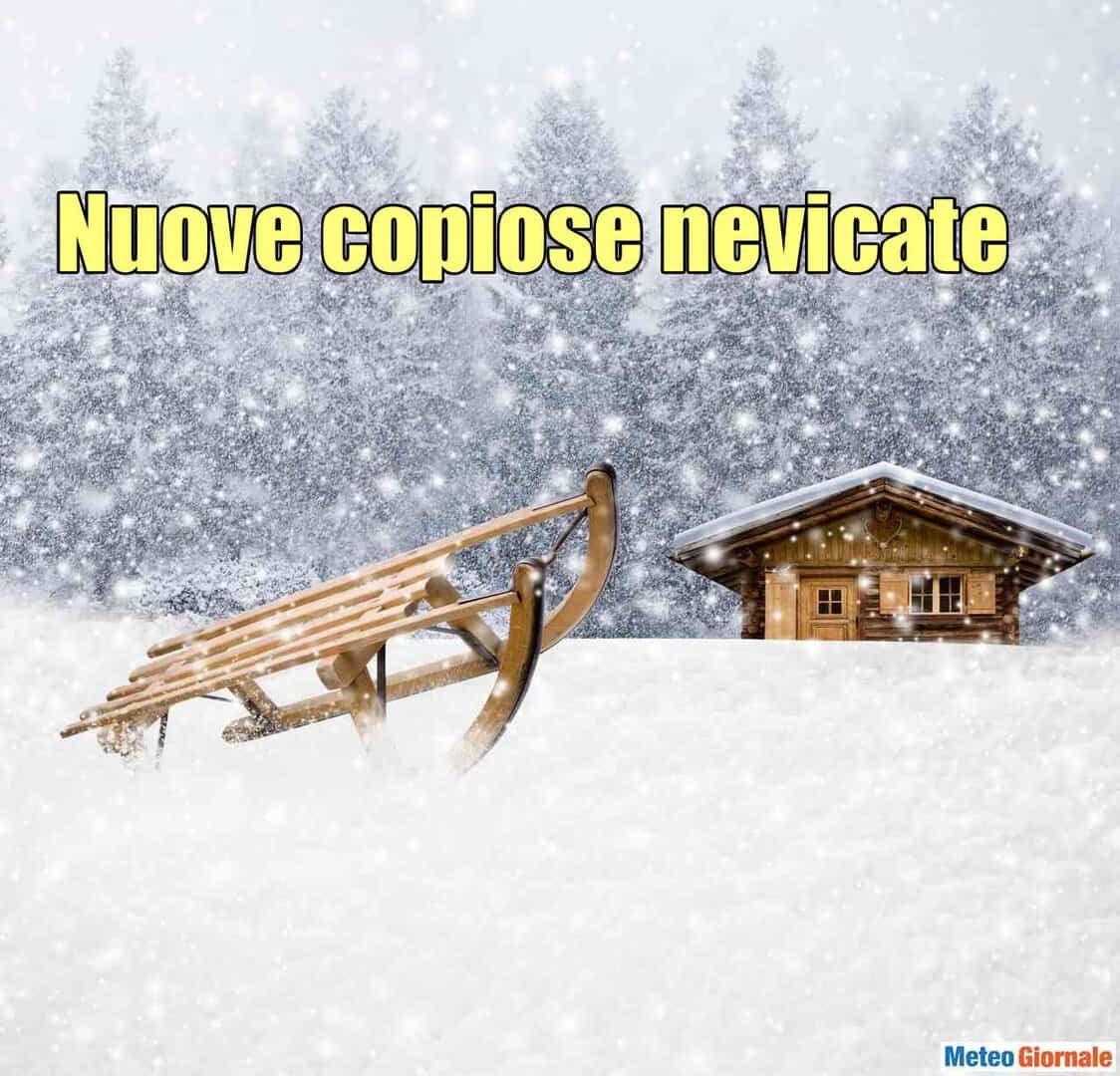 NEVE e ancora NEVE anche i prossimi giorni. Grande SVOLTA METEO sull’Italia