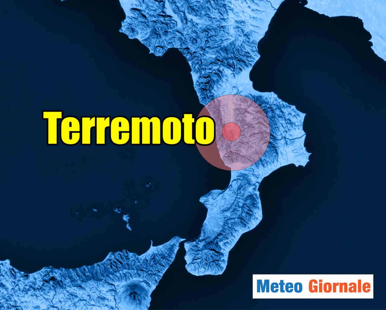 Forte scossa di Terremoto in Calabria