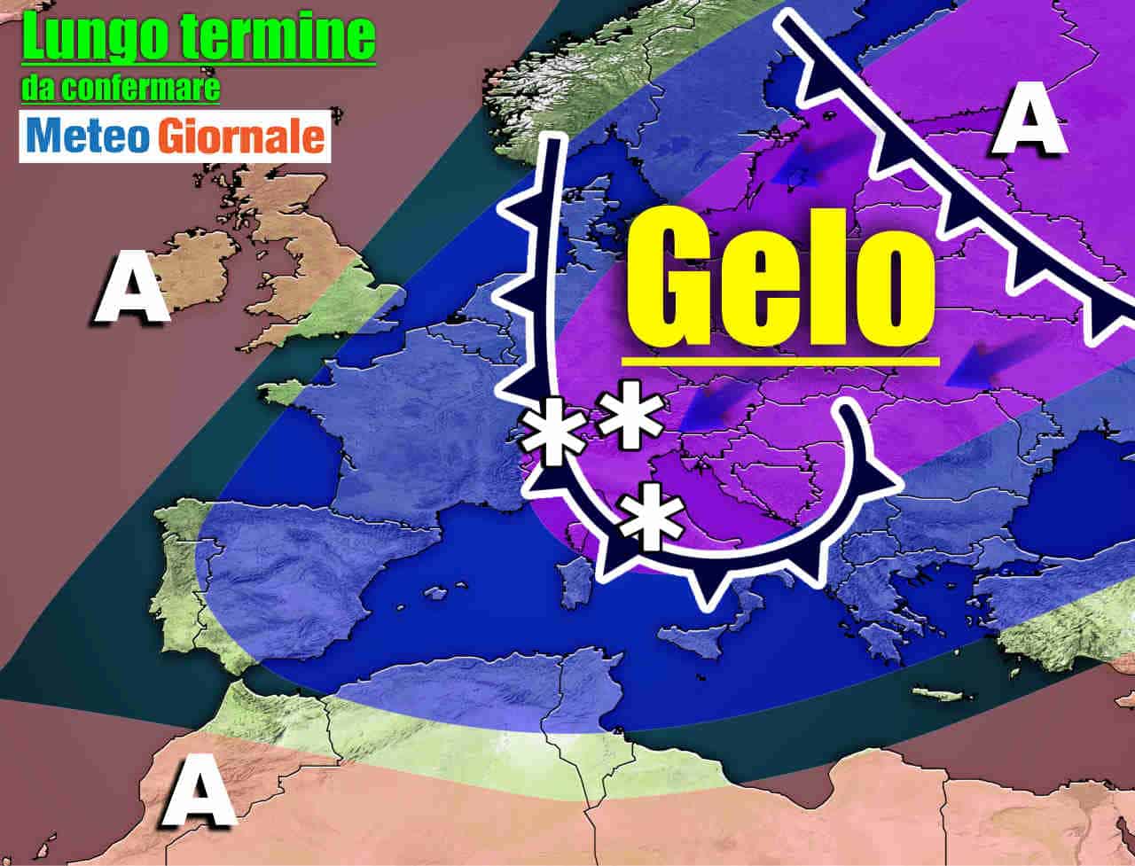 Meteo Italia sino al 27 marzo, GELO verso Europa con effetti in Italia