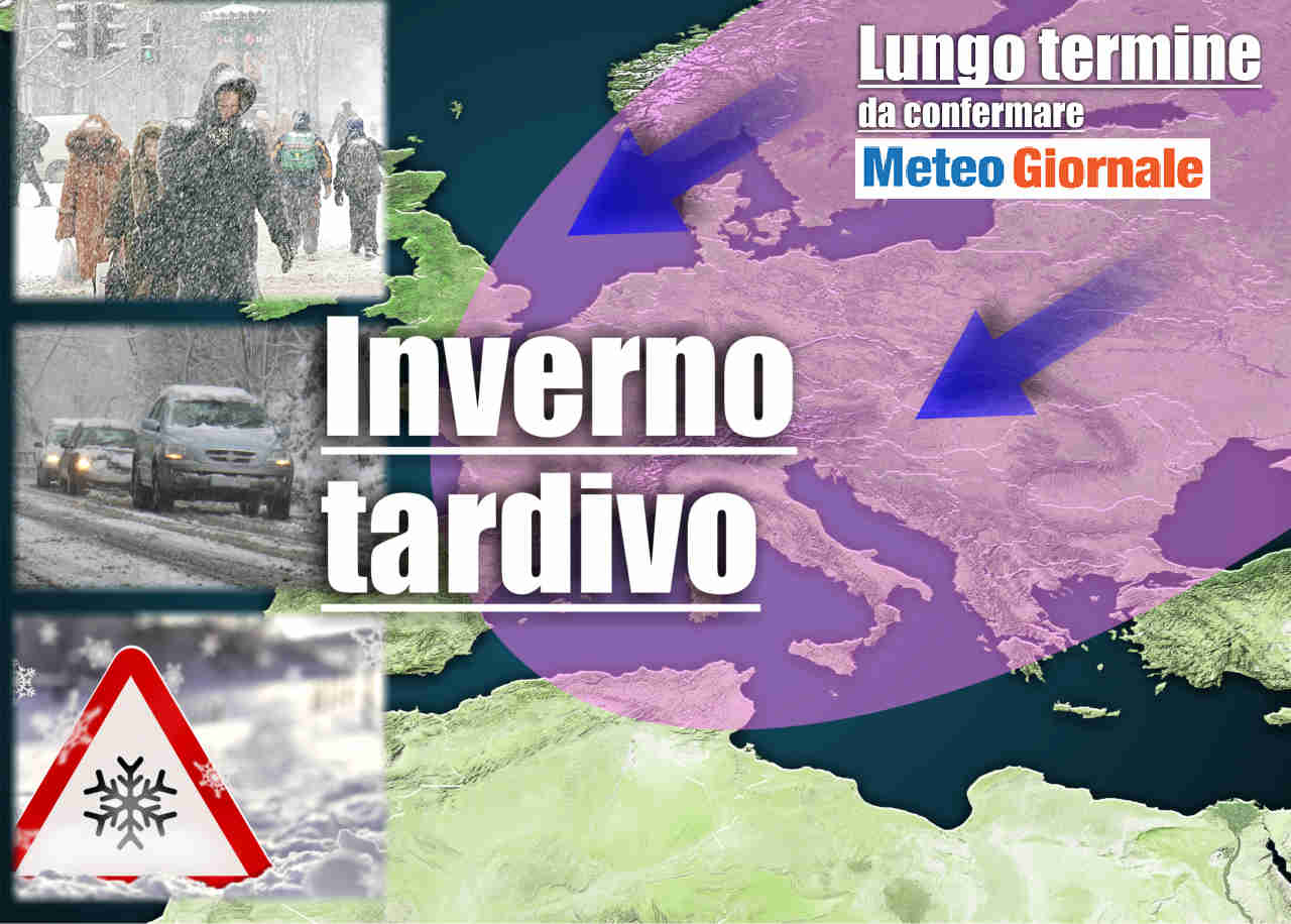 Meteo Italia sino al 31 marzo, FREDDO con maltempo e NEVE