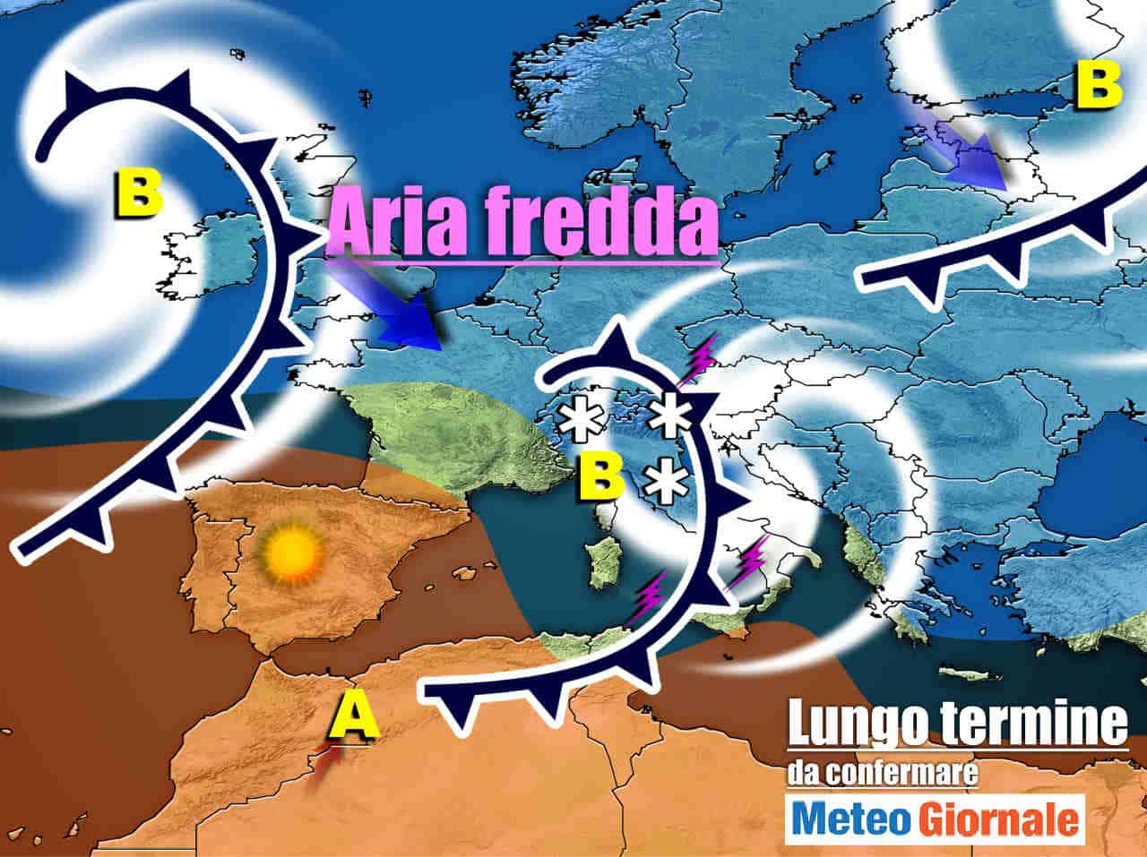Meteo Italia sino al 17 Marzo, che TURBOLENZE e sbalzi Temperatura