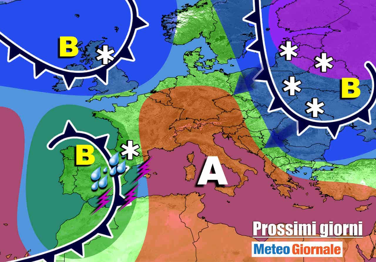 Meteo Italia: ANTICICLONE protagonista. Dal 20 marzo colpo di coda inverno