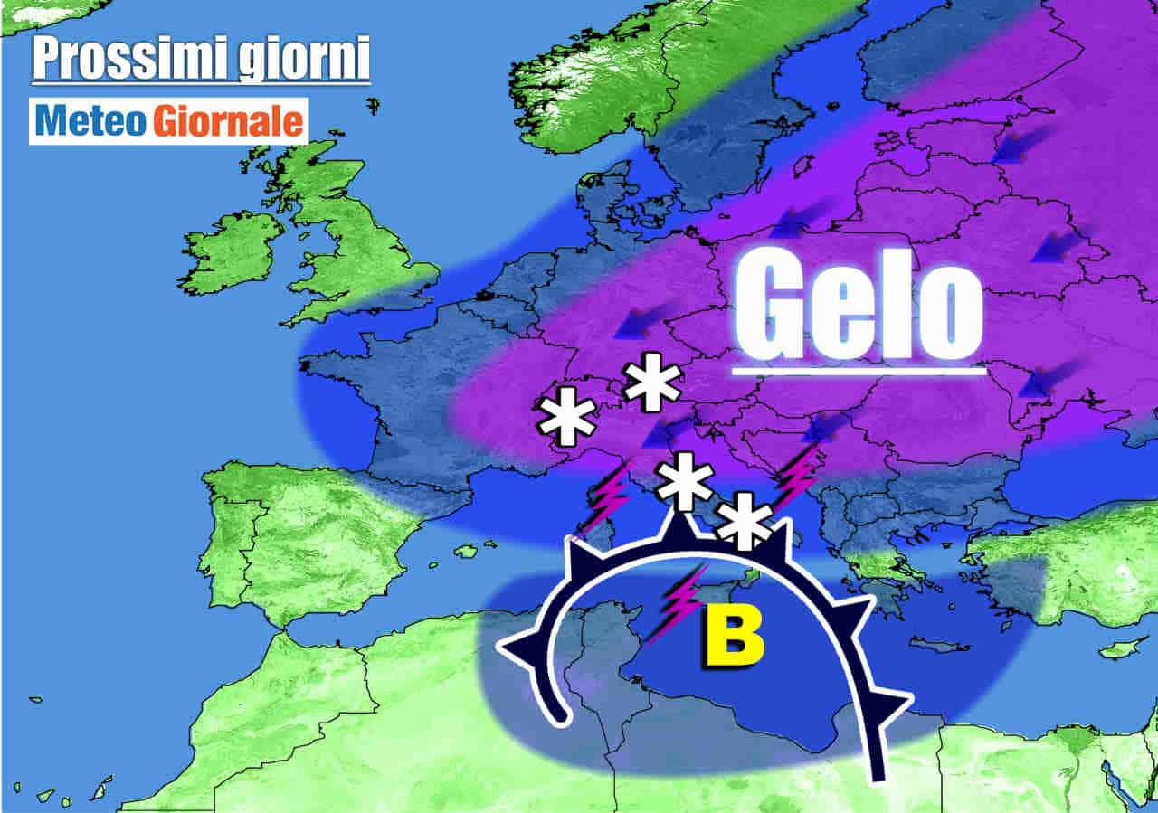 Meteo Italia: dopo il weekend irrompe il VERO INVERNO. NEVE fino in pianura