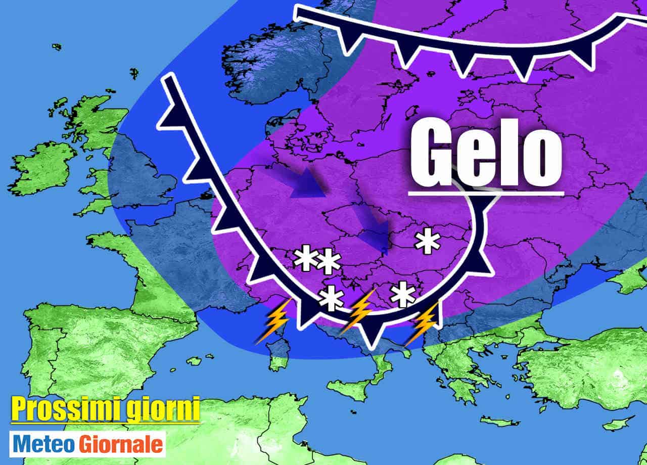 Meteo Italia: torna FREDDO ARTICO, con NEVE a bassa quota e crollo termico