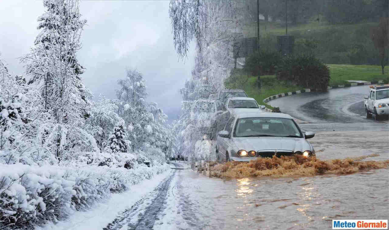 METEO, Italia nella morsa del CICLONE. GRANDI PIOGGE e NEVE fino in pianura