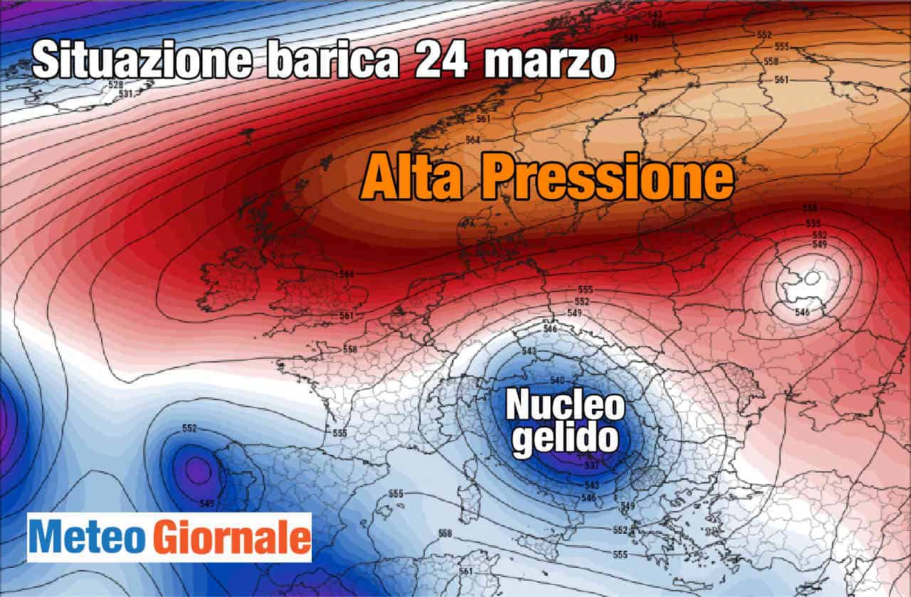 Rex Block! Europa e Italia al GELO