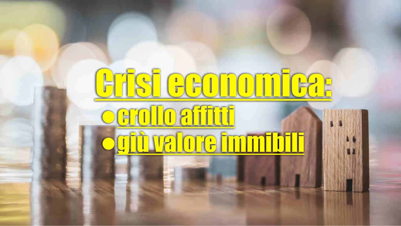 Crollo storico del valore immobiliare da questa Estate, effetto pandemia