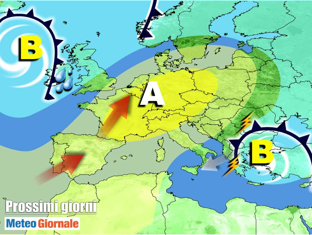 Meteo sino al 10 aprile: anticiclone e più caldo nella settimana di Pasqua