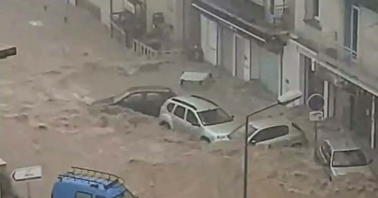 Corsica, Ajaccio, alluvione storica