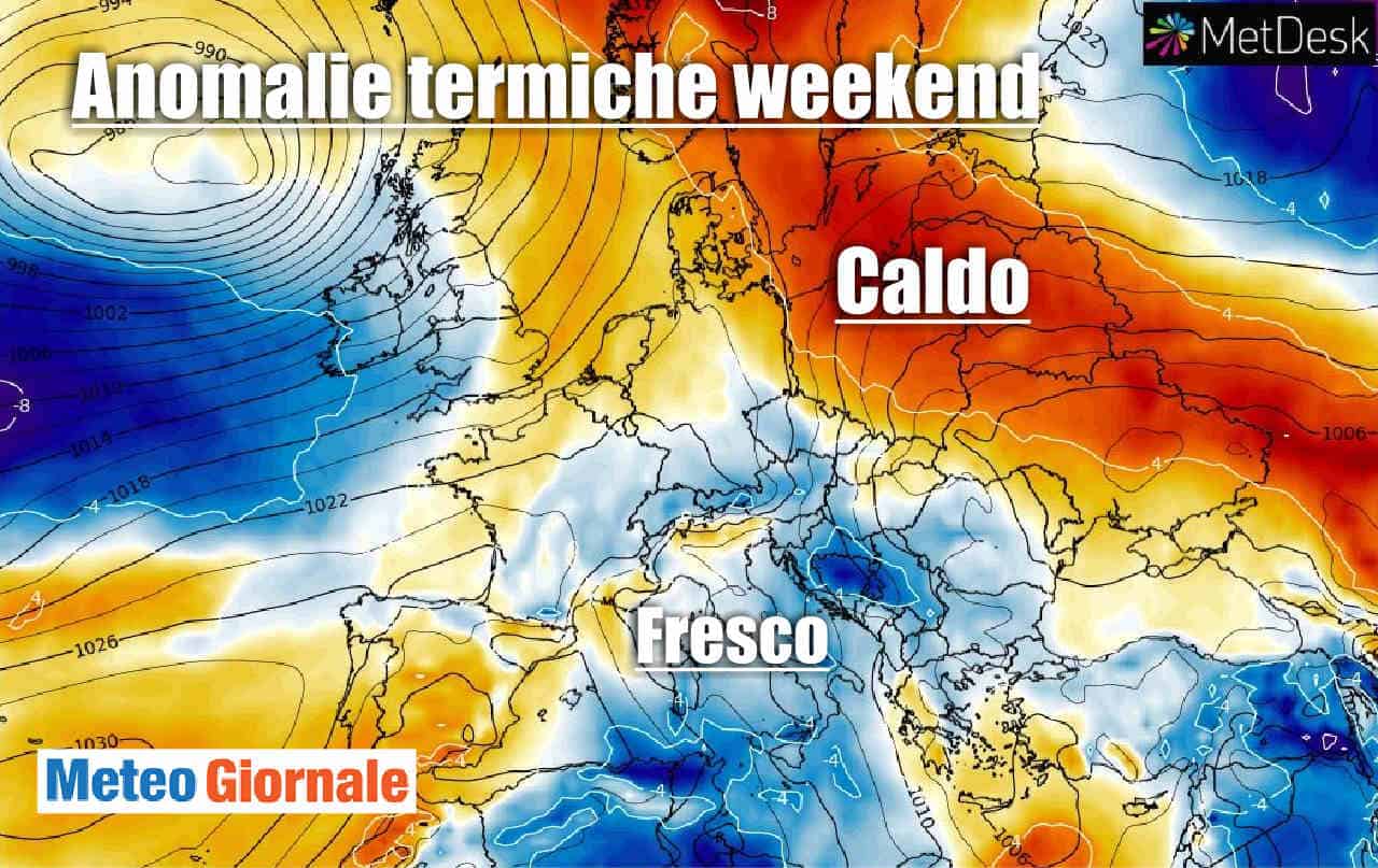 Sarà un altro fine settimana all’insegna del FRESCO