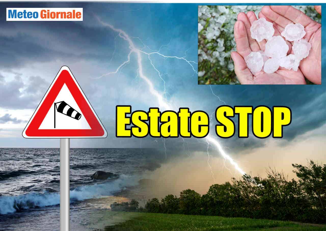 STOP il meteo d’Estate, forte CICLONE da Oceano verso Italia. MALTEMPO