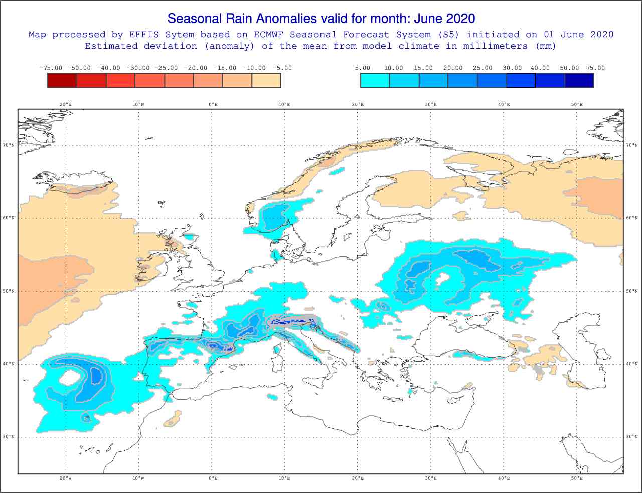 meteo giugno anomalie precipitazioni