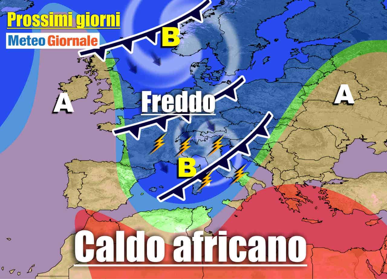 METEO sino 15 Giugno: ancora Temporali e Grandine. Novità nel fine settimana