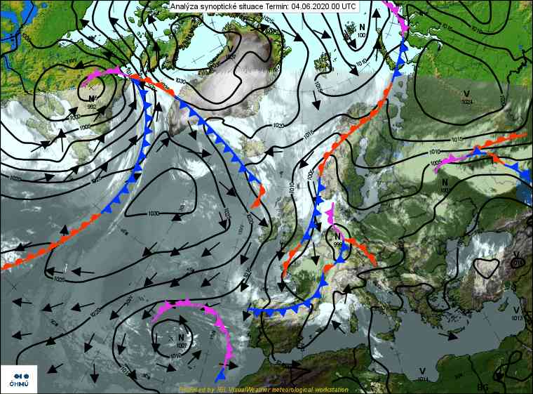Bassa Pressione autunnale sull’Europa. Ma è Giugno!