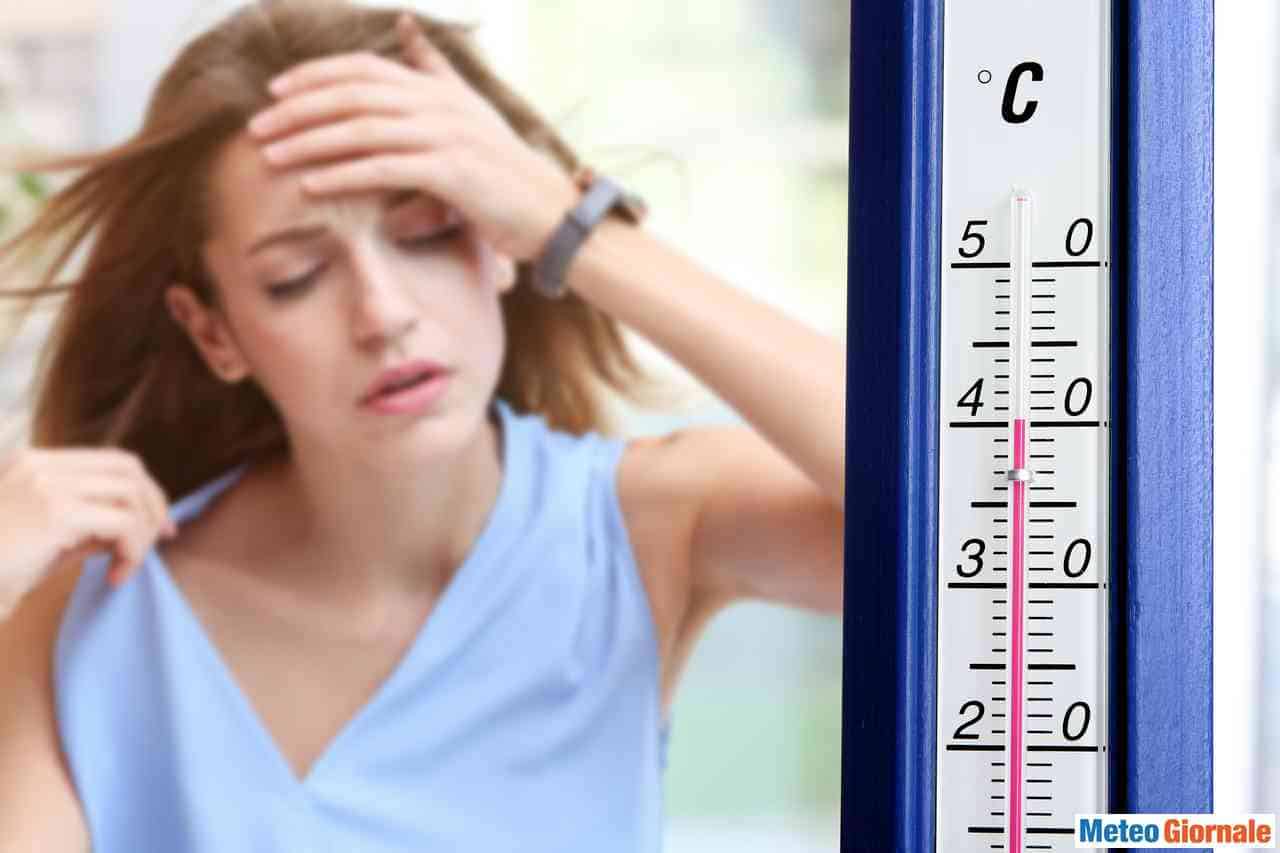 Imminente escalation di CALDO ROVENTE a 40°C. Picco e durata