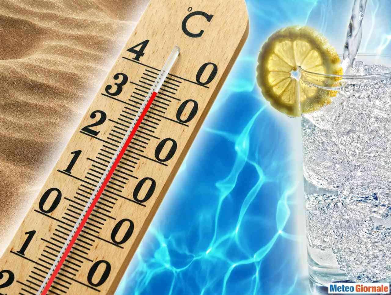 CALDO in intensificazione con punte oltre i 35 gradi, ecco quanto durerà