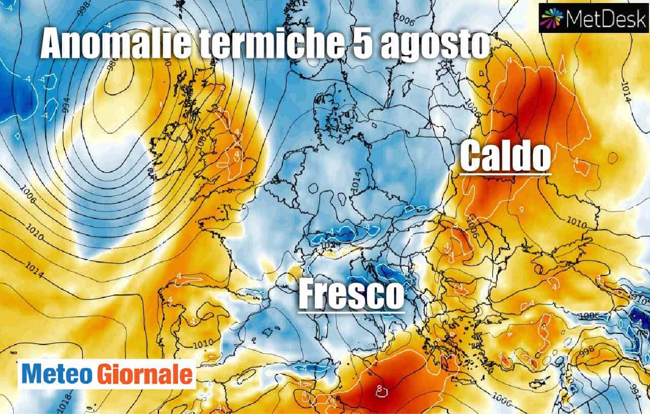 Attenzione, METEO, cambia tutto ai primi di Agosto!