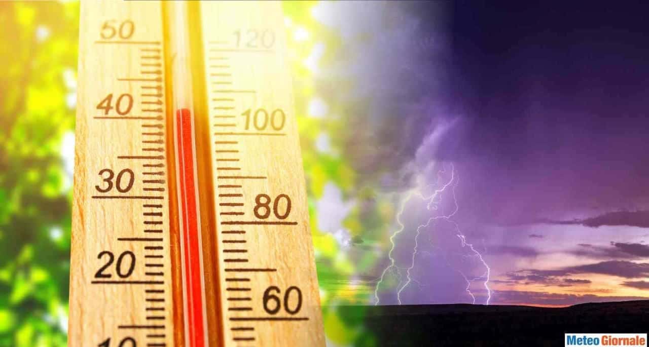 CALDO e CANICOLA fino a 42 GRADI. Ma incombe un crollo delle temperature