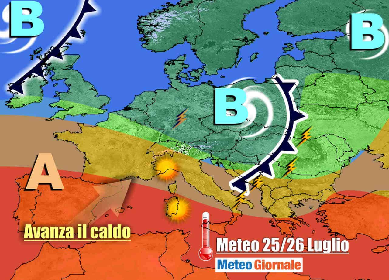METEO WEEKEND con novità, prima dell’arrivo del GRANDE CALDO