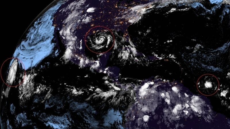 Tre BOMBE METEO in una sola foto
