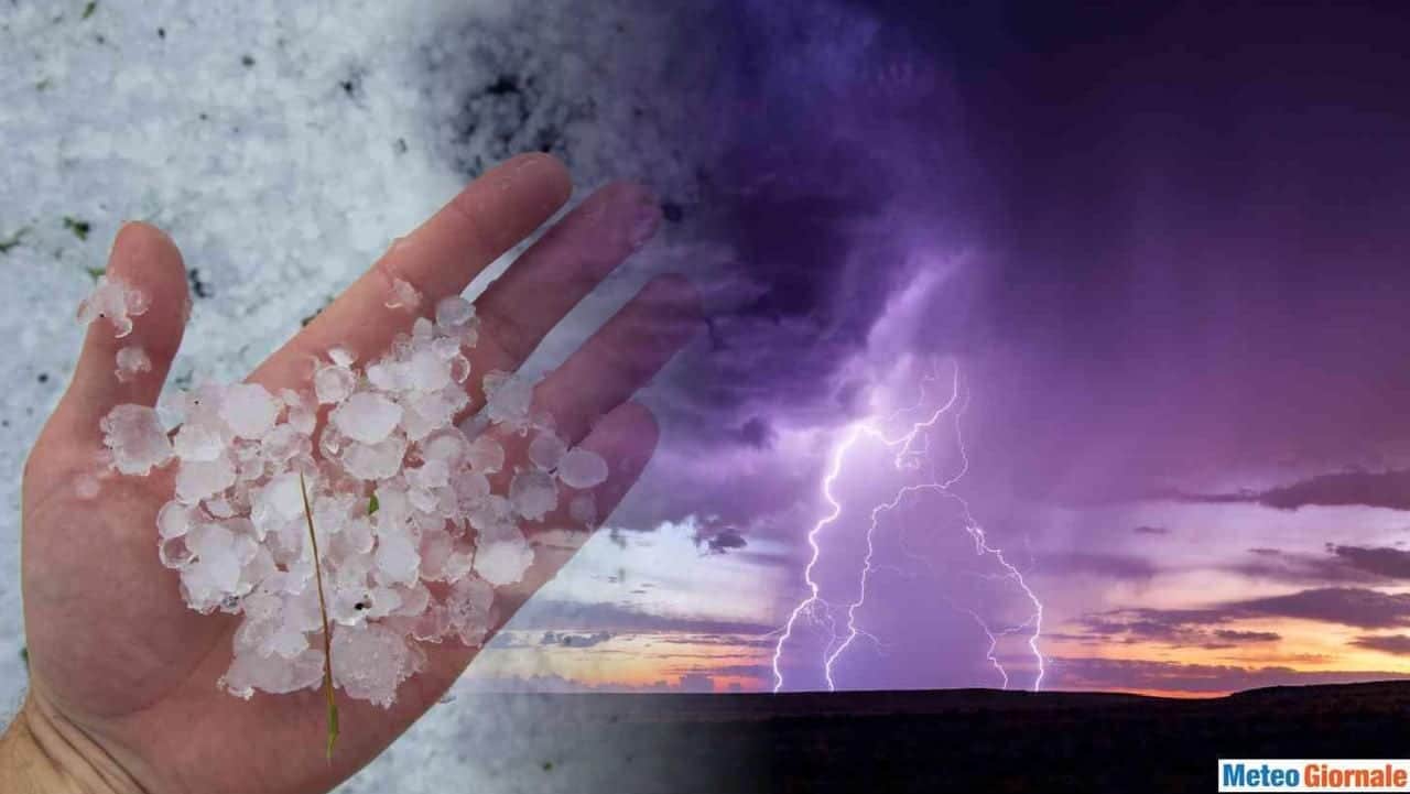 Meteo venerdì 3, SCOPPOLA all’ESTATE. Irrompono forti temporali e GRANDINE