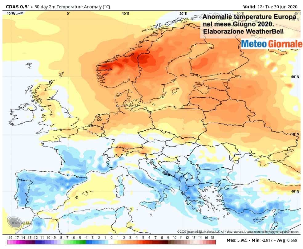 Meteo Luglio 2020: cosa cambierà rispetto e Giugno