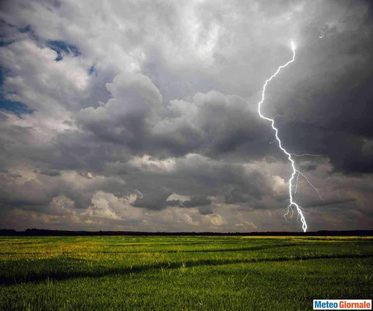 Previsioni meteo 7 Luglio: veloci TEMPORALI e GRANDINE, crollo termico