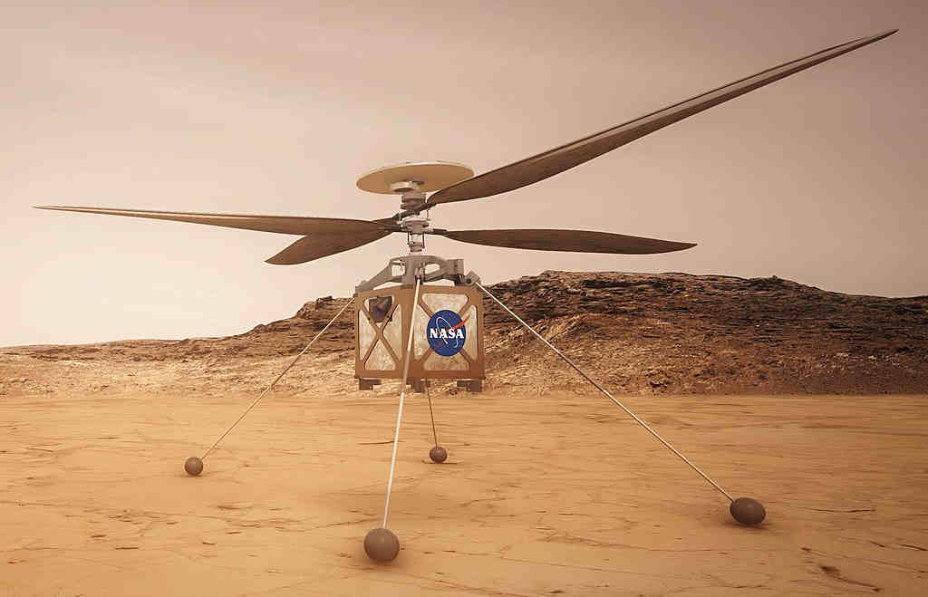 MARTE, arriva Ingenuity. Primo elicottero volerà su un altro pianeta