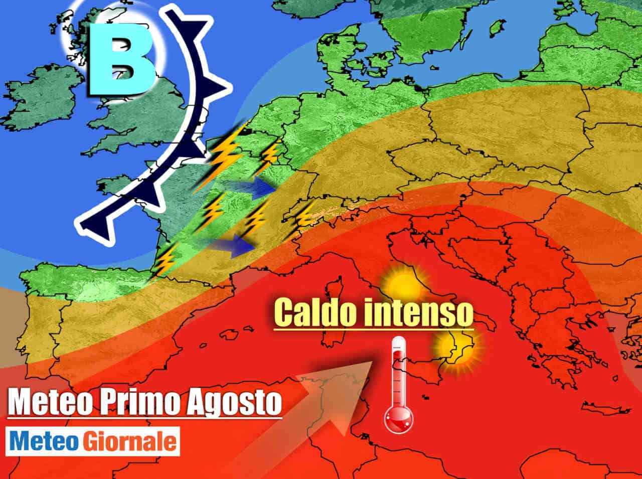 CALDO AFRICANO verso apice con picchi fino 40 gradi, vediamo quando finisce
