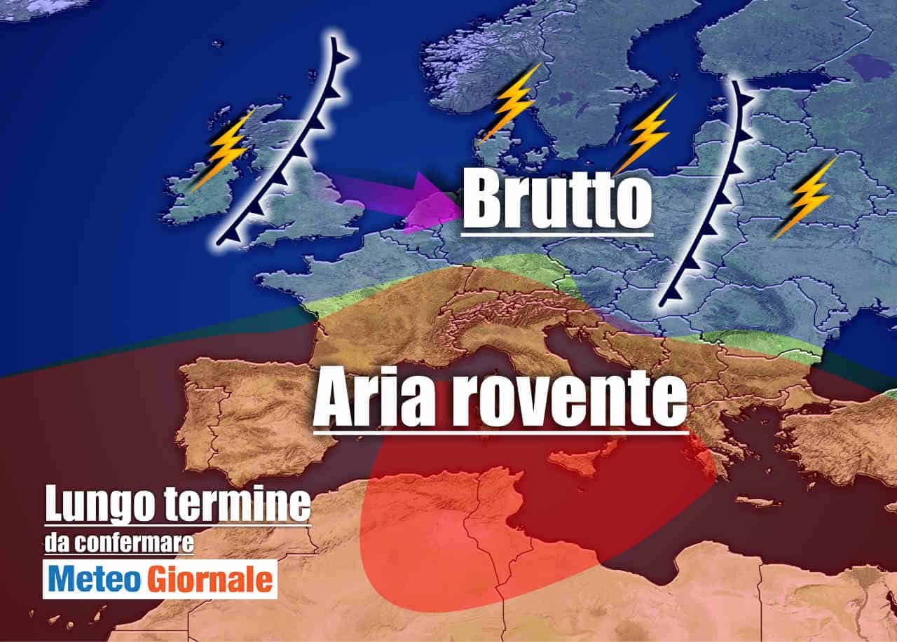 Meteo Italia sino al 5 Agosto, in arrivo oltre 40°C dall’Africa