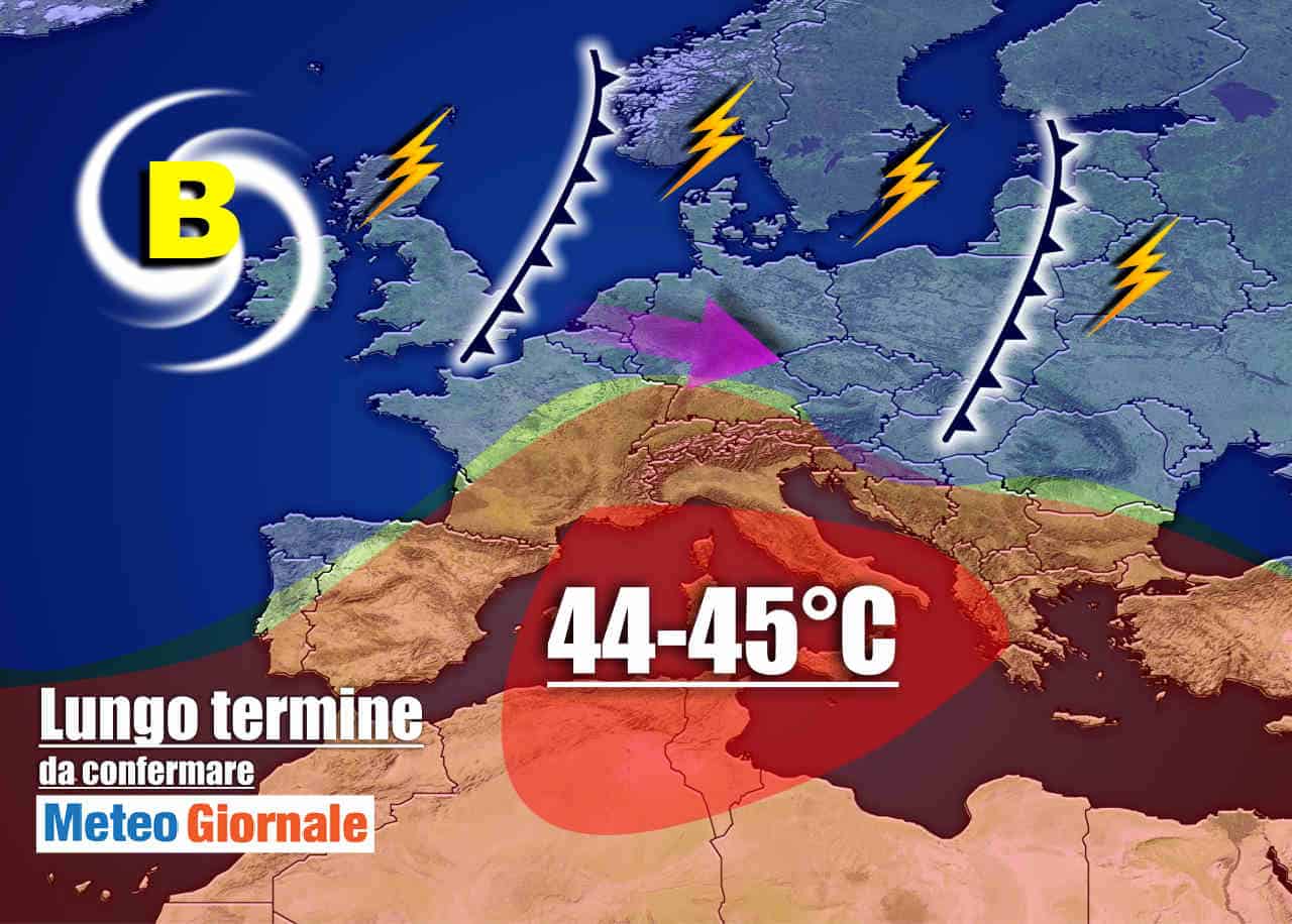 Meteo Italia sino al 7 Agosto, CANICOLA dall’Africa molto intensa