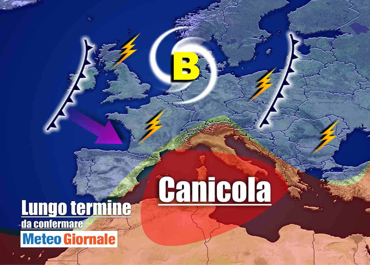 Meteo fin metà Agosto: super Temporali con ondate di Caldo eccezionali