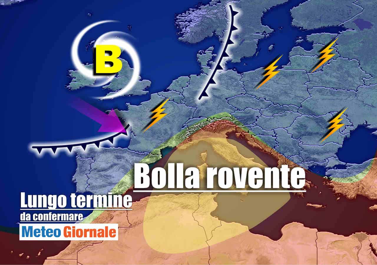 Meteo due settimane: FORNO africano a ripetizione. STOP quando
