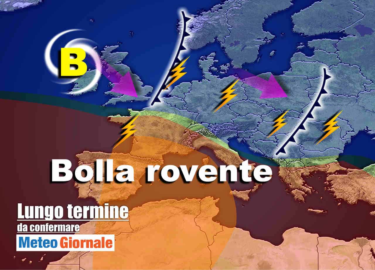 Meteo Italia sino al 27 luglio, Estate di capricci: altri TEMPORALI, poi CALDO