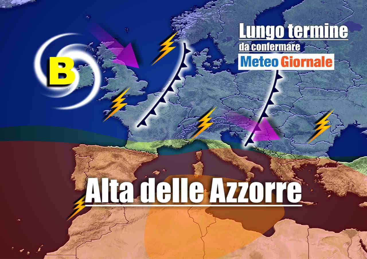 Meteo Italia sino al 29 Luglio, nuovo STOP Estate con TEMPORALI
