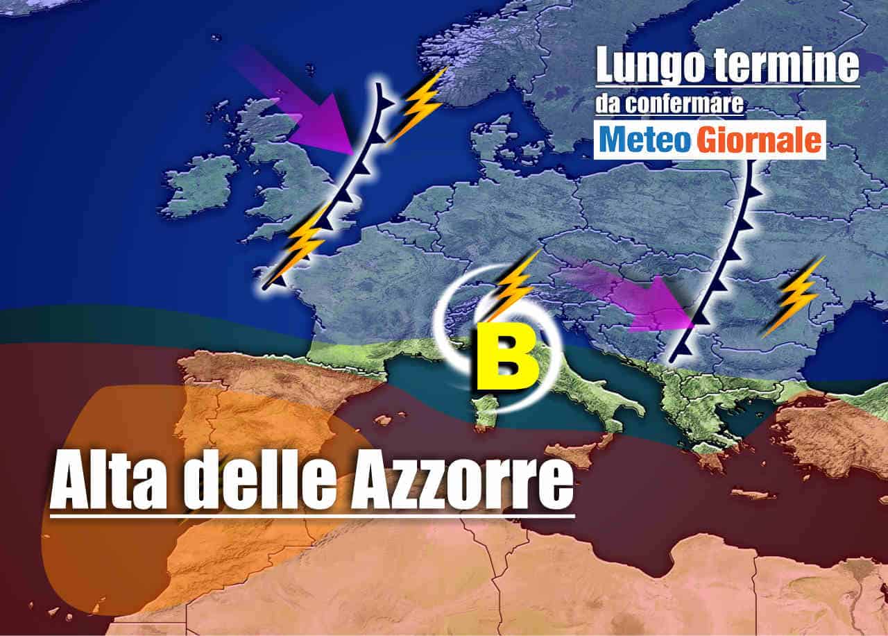 Meteo Italia a 15 giorni: CALDO, ma verso nuovo PEGGIORAMENTO fine mese
