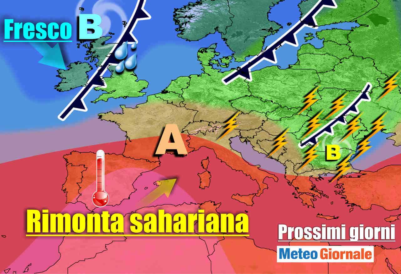 METEO sino fine luglio: l’estate darà il meglio, arriva il CALDO ROVENTE