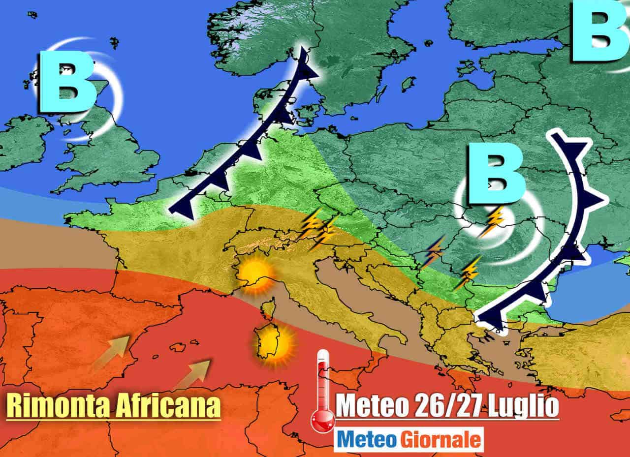 METEO cambia NOTEVOLMENTE e arriva il caldo ANTICICLONE