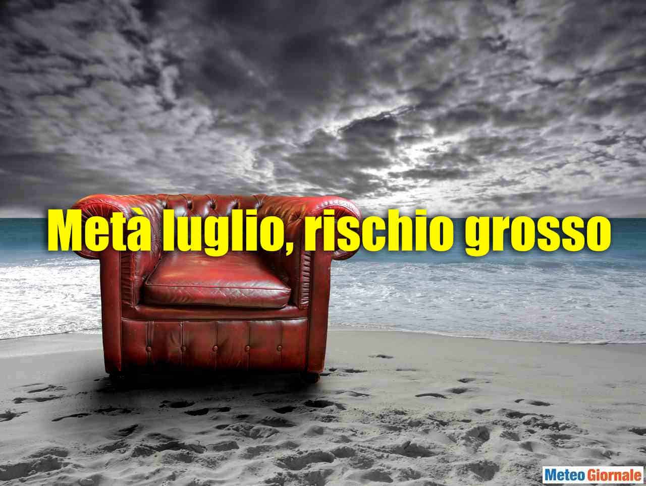 Metà Luglio, meteo ideale per potenziale di TEMPESTA