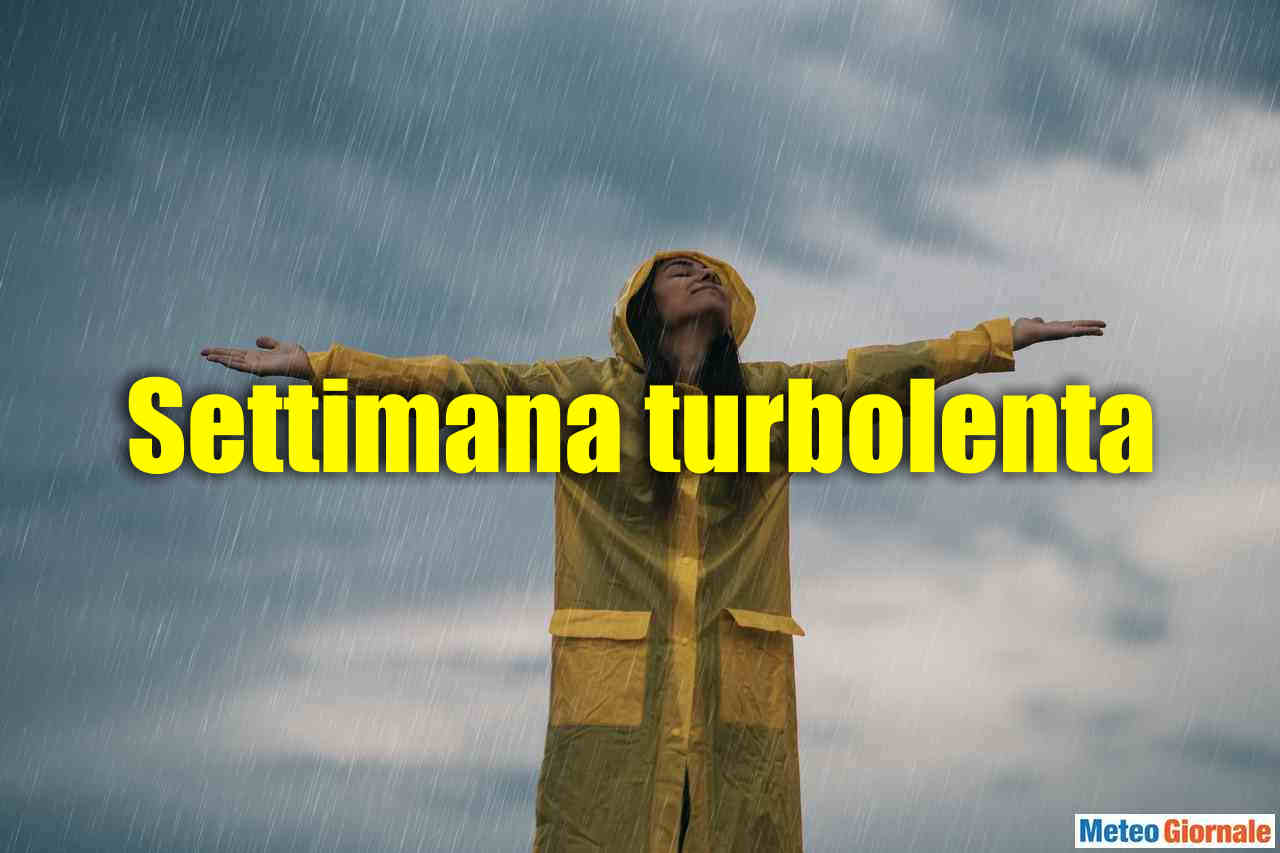 Stop CALDO, settimana dal meteo TURBOLENTO