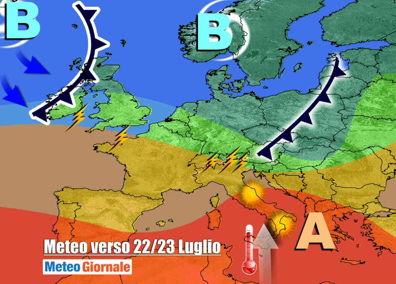 METEO SETTIMANA: dal CALDO a nuovi TEMPORALI, ecco tutte le ultime novità
