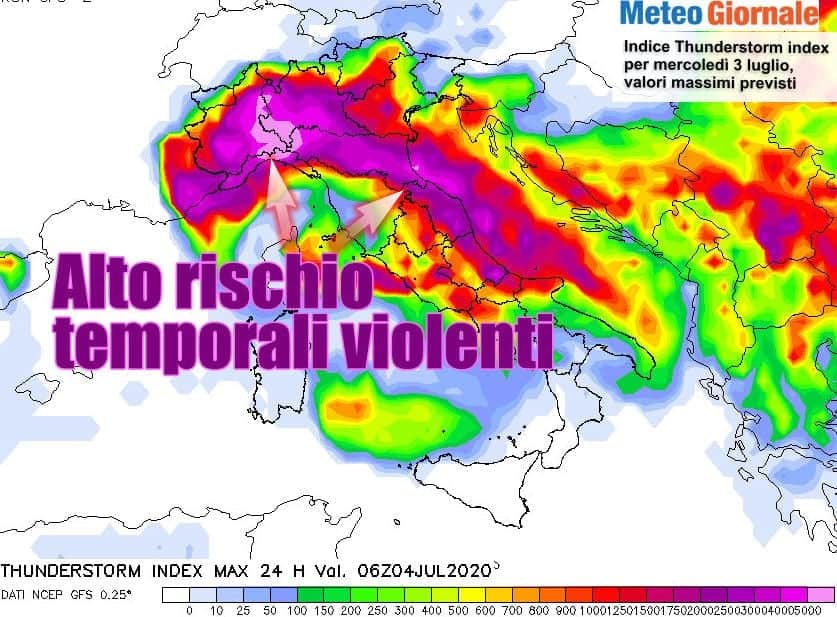 Meteo esplosivo al Nord Italia: grandine grossa, eventi estremi, cause