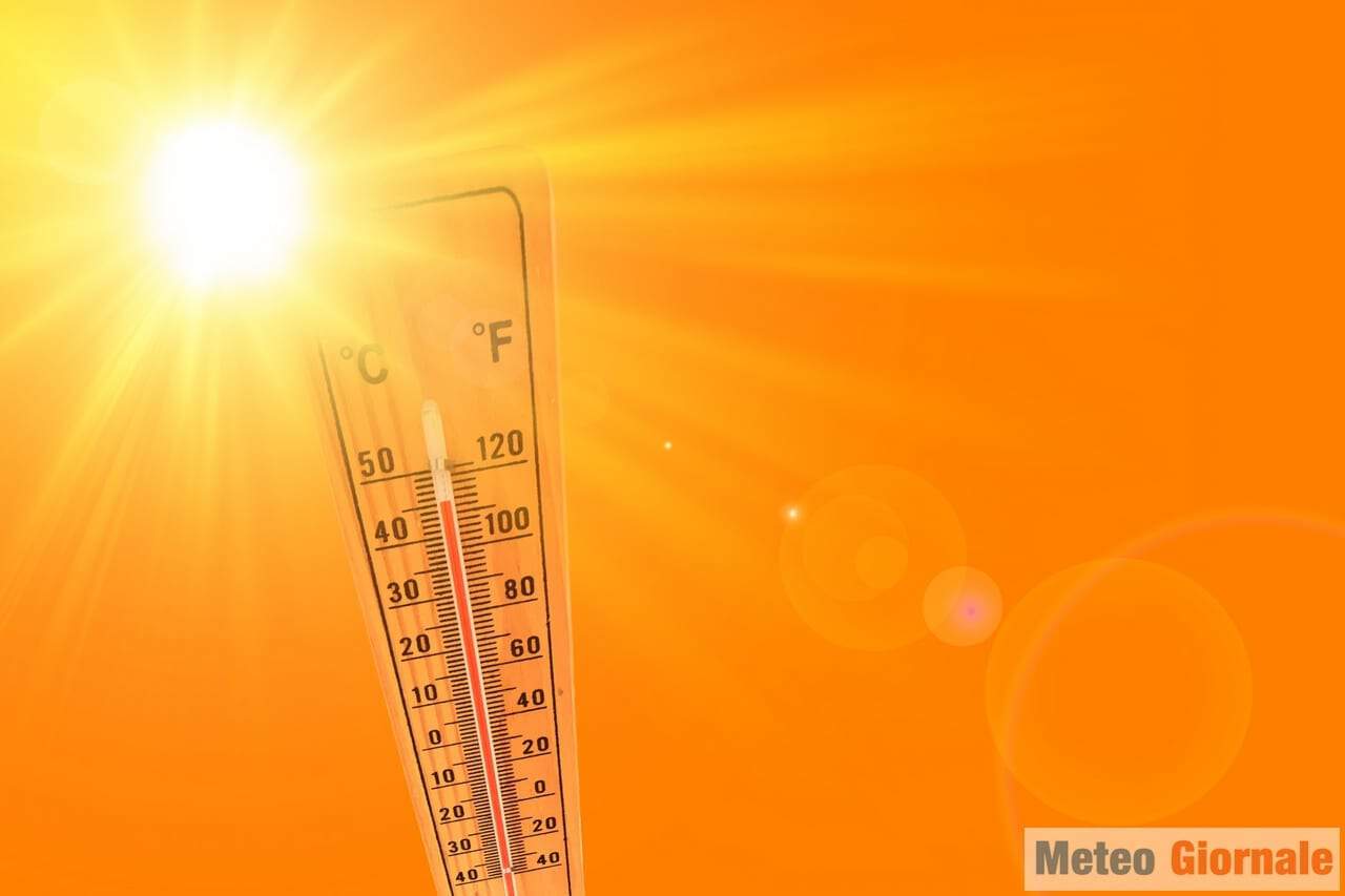 Caldo ormai pesantissimo in Europa e Italia, temperature massime ieri