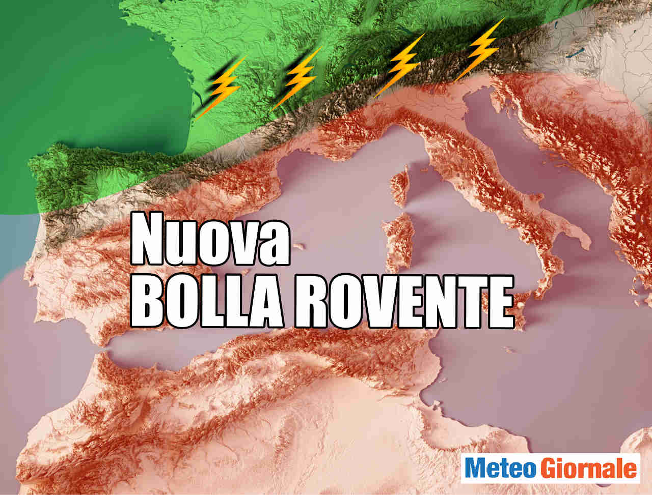 Meteo tra 2 BOLLE D’ARIA CALDA: dopo Ferragosto anche sino 45°C