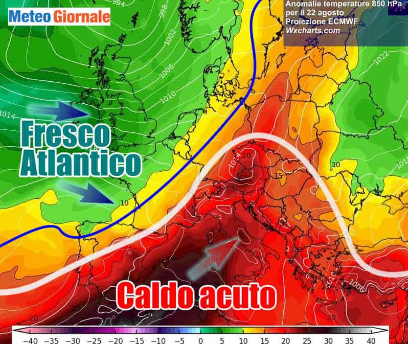Meteo: novità sul CALDO da record per i prossimi giorni
